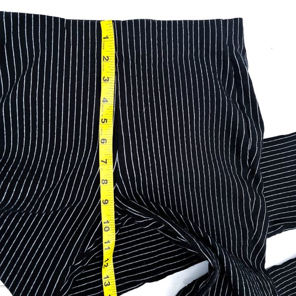 who what wear dark navy striped skinny crop - Picture 6 of 7